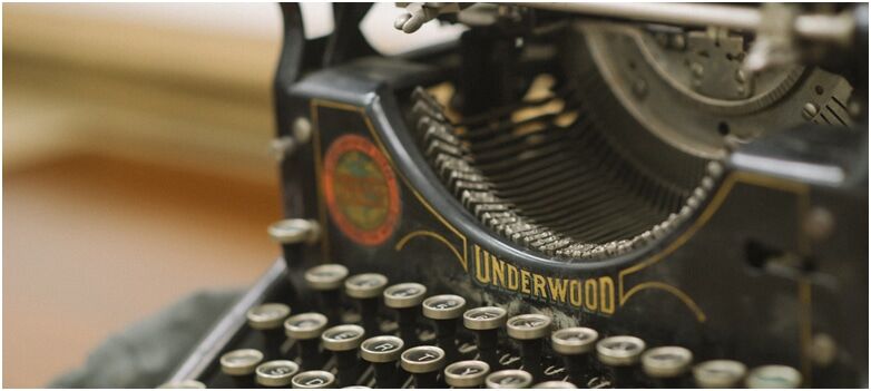 Old typewriter